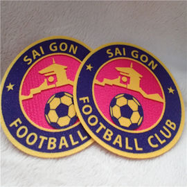 Football Club Custom Clothing Patches Heat Transfer Tatami Flocking Smooth Garment Labels