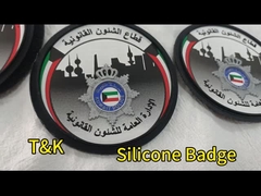 Badge in silicone con velcro