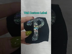 Hologramma embossed logo TPU patch etichetta ad alta frequenza personalizzata