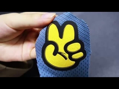 Patch per abbigliamento personalizzati Etichetta in silicone Spazzolino da denti in silicone