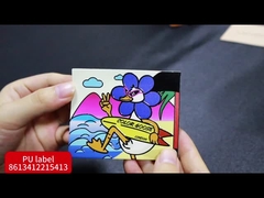 3D Effect Garment Silicone Heat Transfer Label Animal Nero