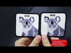 Patch ricamati su misura in diversi colori in uno stile unico e ecologico