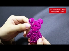 Rivestito di ferro sui distintivi su ordinazione del panno degli indumenti, ha impresso le etichette di TPU