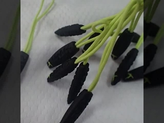 Flusso verde con corda di gomma per abbigliamento sportivo all'aperto