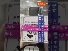 Regali promozionali personalizzati eco-friendly 3d Portachiavi di qualsiasi colore