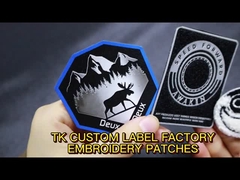 Patch di fiori per pantaloni personalizzati autoadesivi ricamati