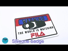 Etichette in silicone per abbigliamento personalizzate