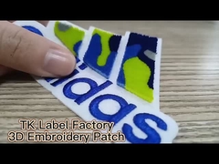 Bello ovale Patch di abbigliamento personalizzato ricamato cucire su badge - Eco-friendly