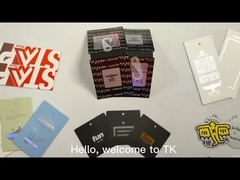 Logo personalizzato Tag di appesa per abbigliamento