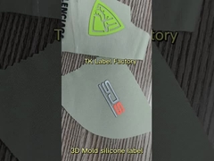 Etichetta del logo in silicone per iniezione OEKO