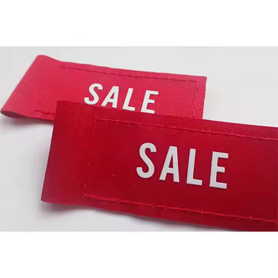 Logo di marca personalizzato Etichetta di vendita Etichetta di abbigliamento Etichetta di stampa a schermo Etichetta tessuta