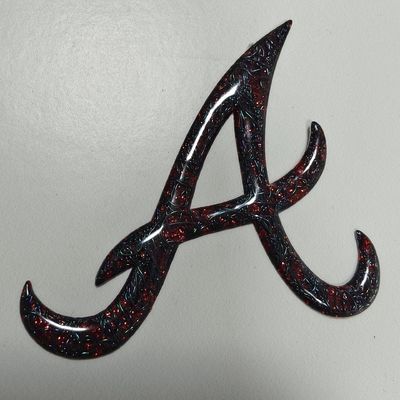 Etichetta di trasferimento di calore metallico rosso per borsa