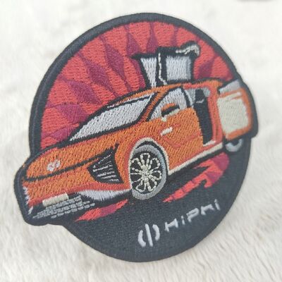 Al dettaglio Patch ricamati in 3D Badge di cucitura Adesivi per abbigliamento a pressione termica in ferro