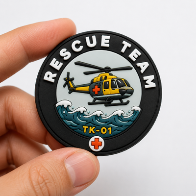 Badge TPU ad alta frequenza in silicone 3D personalizzati con loghi personalizzati progettati per l'abbigliamento e il marchio di patch di abbigliamento