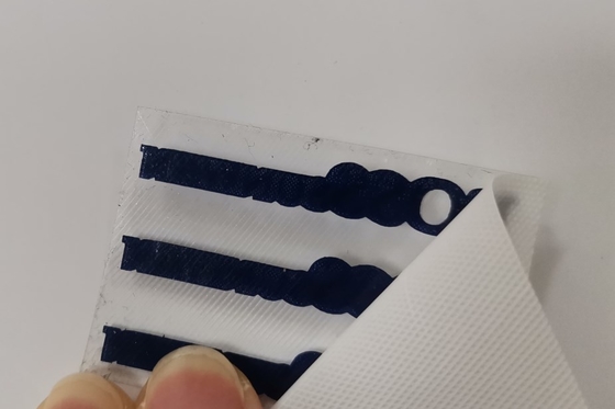 Abbigliamento 3D che stampa le etichette silicone, etichette del trasferimento di calore con le tecniche di goffratura