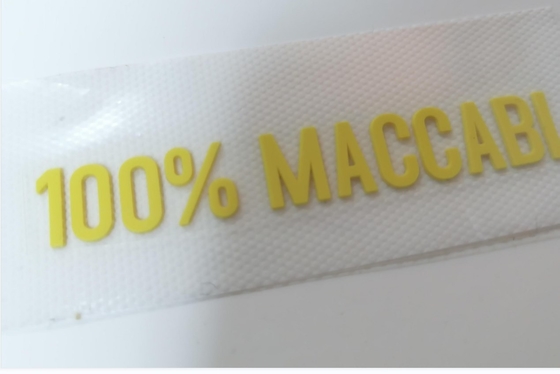 Il trasferimento di calore del silicone su misura abbigliamento identifica 3D ha modellato il logo