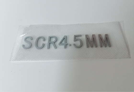 3D ha modellato il silicone su misura Logo For Garment delle etichette del trasferimento di calore di progettazione