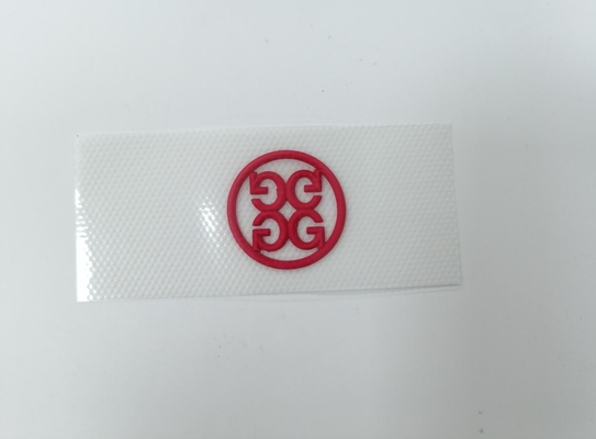 3D lavabile ha modellato le etichette dell'abbigliamento del trasferimento di calore del silicone per l'indumento