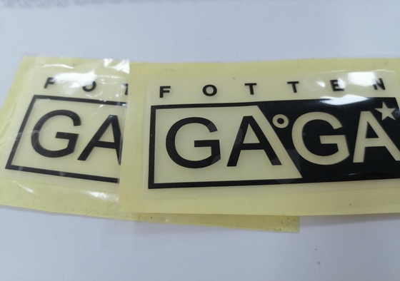 Silicone Logo Customized delle etichette stampato abbigliamento 3D del trasferimento di calore