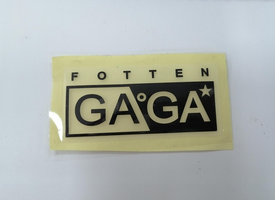 Silicone Logo Customized delle etichette stampato abbigliamento 3D del trasferimento di calore