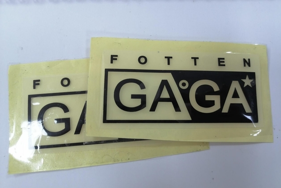 Silicone Logo Customized delle etichette stampato abbigliamento 3D del trasferimento di calore
