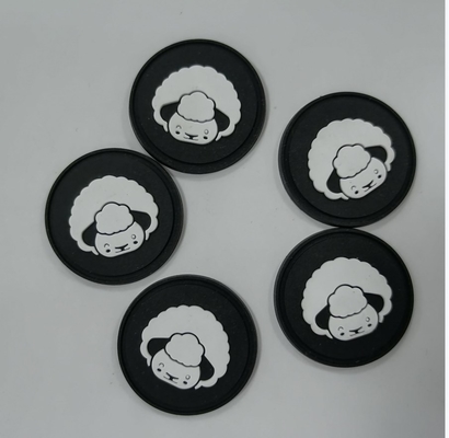 il trasferimento di calore lavabile delle etichette della gomma di silicone del distintivo 3D ha personalizzato