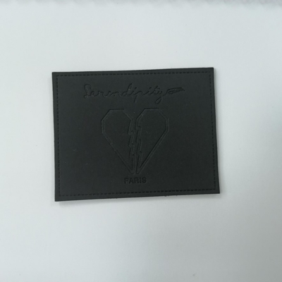 Etichetta di cuoio impressa Eco lavabile dell'unità di elaborazione di Logo Suede Microfiber amichevole