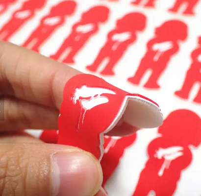 L'abbigliamento ha personalizzato il logo di stampa del trasferimento di calore della toppa del gel di silice 3D