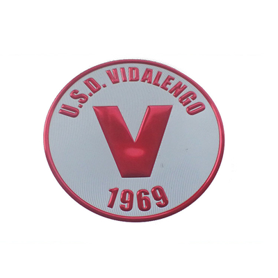 Toppa di Logo Embossed 3D TPU di marca commerciale per i vestiti del club di calcio
