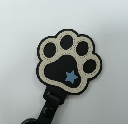 la toppa della gomma di silicone del PVC dei distintivi 3D ha personalizzato le etichette lavabili