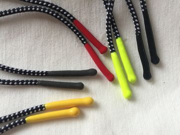 Estrattore di gomma della chiusura lampo del silicio variopinto con il cavo dell'elastico del poliestere di 2mm