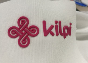 transfe di gomma impresso ecologico di stampa su ordinazione di calore del silicone di logo 3d della stampa termica di calore dell'abbigliamento della borsa di alta qualità