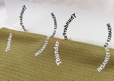 Etichette riflettenti di Tagless della stampa di calore di alto di elasticità logo di marca per il vestito di sci