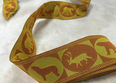 Bande elastiche della scarpa del modello di fiore, banda elastica tessuta jacquard per la cintura della biancheria intima