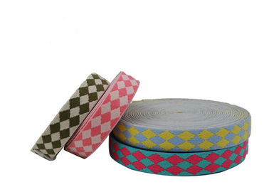 Rotolo piano modellato colore su misura della banda elastica del jacquard per il cappello