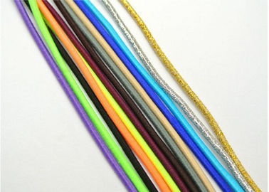 Tenacia bordante elastica colorata del filo della corda del cavo dell'elastico di 3mm su