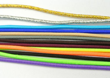Tenacia bordante elastica colorata del filo della corda del cavo dell'elastico di 3mm su