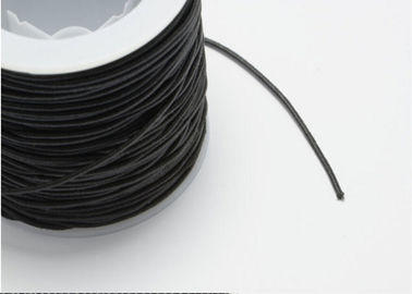 Cavo elastico nero amichevole eco- 2mm, cavo elastico elastico per abbigliamento