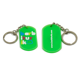 Anello portachiavi classico del PVC delle catene chiave del PVC del portiere 3d del PVC di stile 2d