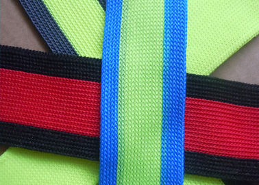 Nastro non elastico amichevole eco-, cinghia di nylon riflettente variopinta della tessitura