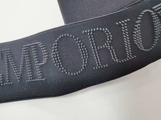 Banda Eco di Dot Printed Logo Black Elastic dello spazzolino da denti amichevole