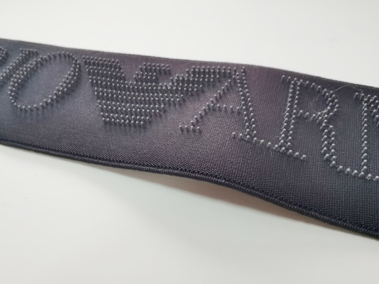 Banda Eco di Dot Printed Logo Black Elastic dello spazzolino da denti amichevole