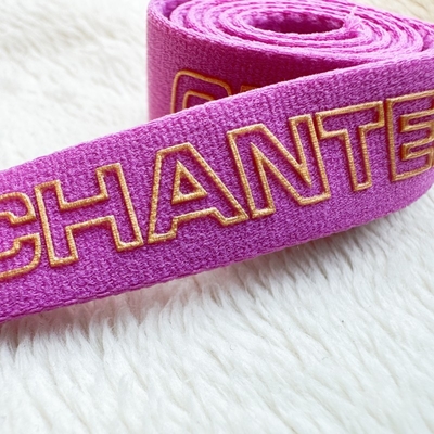 Alta banda di elastico Strappo-resistente e flessibile del jacquard con il logo del silicio