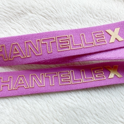 Alta banda di elastico Strappo-resistente e flessibile del jacquard con il logo del silicio