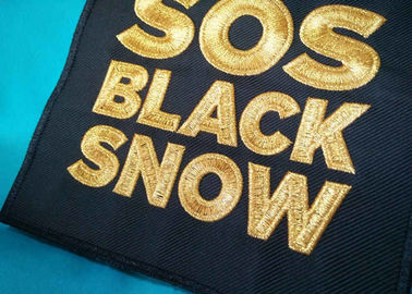 La seta/Nonwoven su misura ha ricamato le toppe militari del cappello delle toppe uniformi