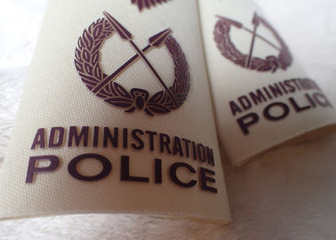 L'abbigliamento stampato schermo ad alta densità identifica le toppe di spalla della polizia