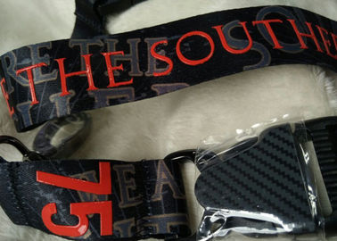 Regali promozionali personali nylon tessuti durevoli, cordicella del collo del gruppo dei fan di sport