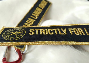 logo Keychains del ricamo dell'oro 3D di 2.5cm