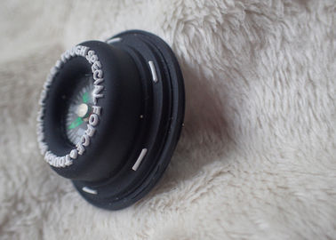 Toppa di gomma su ordinazione impressa alzata silicone molle ecologico con la bussola