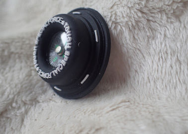 Toppa di gomma su ordinazione impressa alzata silicone molle ecologico con la bussola